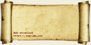 Isidora Mečkić vizit kartica